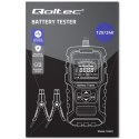 Qoltec Tester akumulatora cyfrowy z wyświetlaczem LCD | 12V | 24V | 3Ah-400Ah