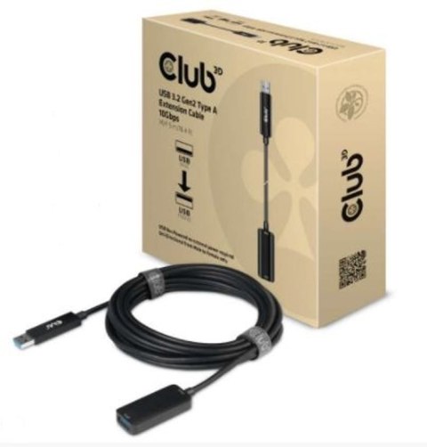 CLUB3D CAC-1411 kabel USB 5 m USB 3.2 Gen 2 (3.1 Gen 2) USB A Czarny CLUB3D