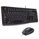 Logitech Desktop MK120 klawiatura USB QWERTZ Swiss Czarny Logitech