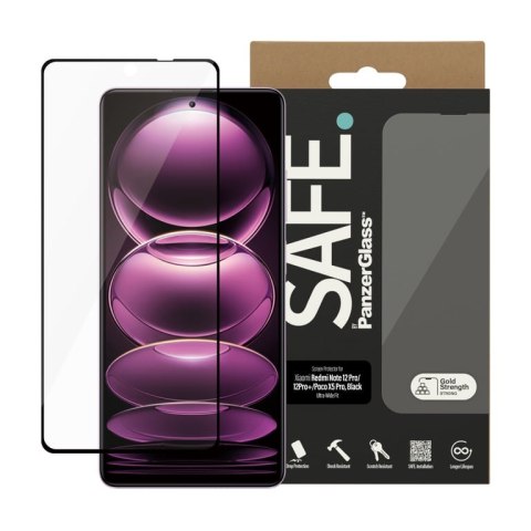 PanzerGlass SAFE. SP Xiaomi Redmi Note 12 Pro/12 Pro+ UWF Przezroczysta ochrona ekranu 1 szt. PanzerGlass