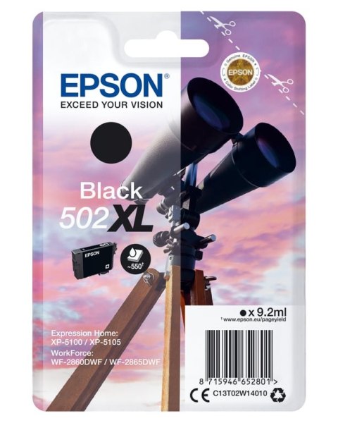 Epson Singlepack Black 502XL Ink Epson