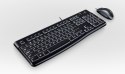 Logitech Desktop MK120 klawiatura USB QWERTZ Węgierski Czarny Logitech