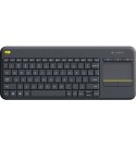 Logitech Wireless Touch Keyboard K400 Plus klawiatura RF Wireless QWERTZ Węgierski Czarny Logitech