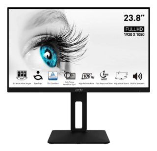 MSI Pro MP242APDE monitor komputerowy 60,5 cm (23.8") 1920 x 1080 px Full HD Czarny MSI