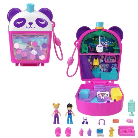 Mattel Figurki Polly Pocket Bubble Tea Panda zestaw kompaktowy