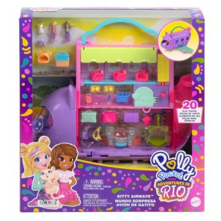 Mattel Figurki Polly Pocket Kotolot Samolot z dwiema laleczkami