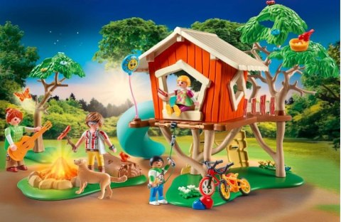 Playmobil Klocki Zestaw z figurkami Family Fun 71001 Domek na drzewie ze zjeżdżalnią