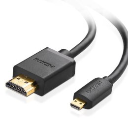 Ugreen 30104 kabel HDMI 3 m HDMI Typu D (Micro) HDMI Typu A (Standard) Czarny Ugreen