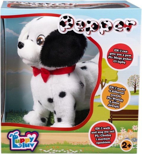 Tm Toys Maskotka interaktywna Puppy Luv Piesek Dalmatyczyk Pepper