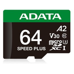 ADATA SPEED PLUS 64 GB MicroSDXC Klasa 10 ADATA