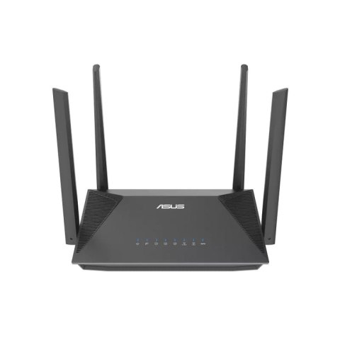 ASUS RT-AX52 AX1800 AiMesh router bezprzewodowy Gigabit Ethernet Dual-band (2.4 GHz/5 GHz) Czarny ASUS