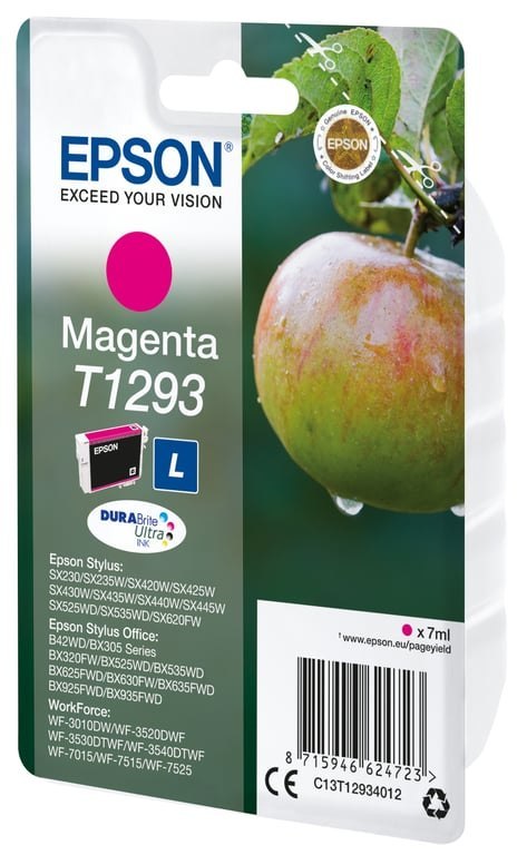 Epson Apple Singlepack Magenta T1293 DURABrite Ultra Ink Epson