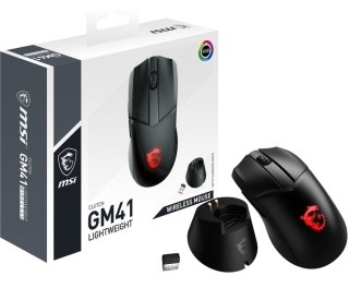 MSI Clutch GM41 Lightweight Wireless myszka Gaming Po prawej stronie RF Wireless Optyczny 20000 DPI MSI