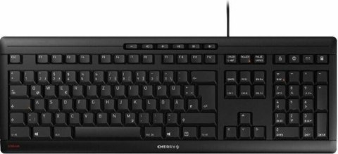 CHERRY STREAM KEYBOARD klawiatura USB QWERTZ Czeski, Słowacki Czarny CHERRY