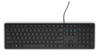 DELL KB216 klawiatura QWERTY Duński Czarny DELL