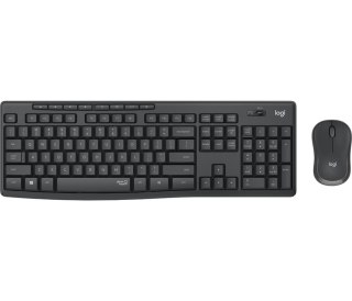 Logitech MK295 Silent Wireless Combo klawiatura RF Wireless QWERTZ Czeski Grafitowy Logitech