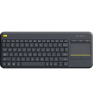 Logitech Wireless Touch Keyboard K400 Plus klawiatura RF Wireless QWERTZ Węgierski Czarny Logitech