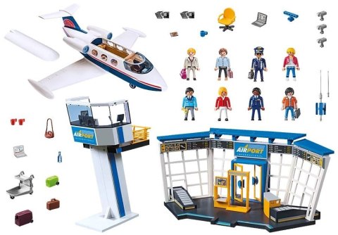 Playmobil Zestaw z figurkami City Action 71153 Lotnisko z samolotem