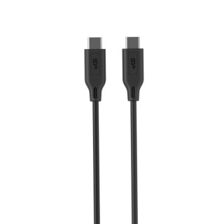 Silicon Power LK15CC kabel USB 1 m USB C Czarny Silicon Power