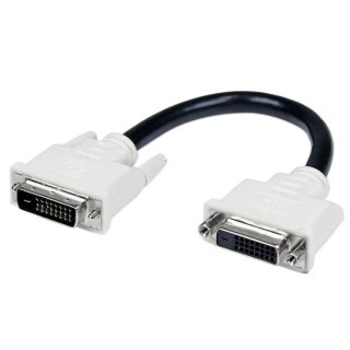 StarTech DVIDEXTAA6IN kabel DVI 0,15 m DVI-D Czarny StarTech.com