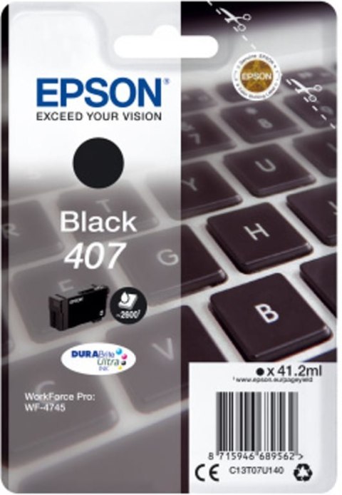 Epson WF-4745 nabój z tuszem 1 szt. Zamiennik Wysoka (XL) wydajność Czarny Epson