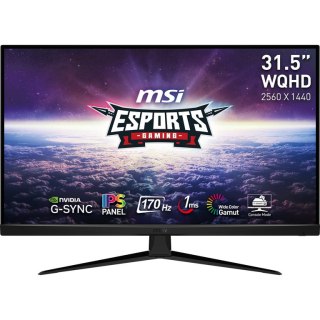 MSI G321Q monitor komputerowy 80 cm (31.5") 2560 x 1440 px Wide Quad HD Czarny MSI