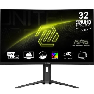 MSI MAG 321CUP monitor komputerowy 80 cm (31.5") 3840 x 2160 px 4K Ultra HD Czarny MSI