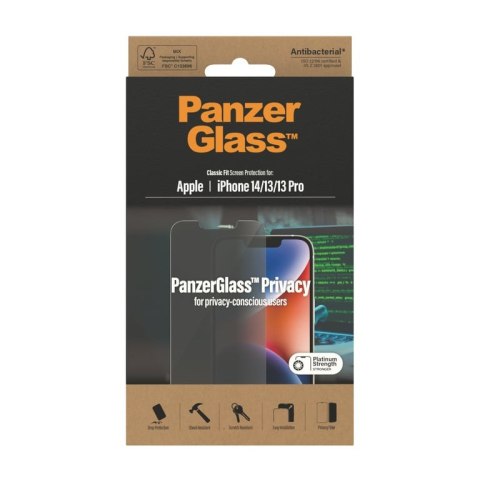 PanzerGlass Classic Fit Privacy Apple i Przezroczysta ochrona ekranu 1 szt. PanzerGlass