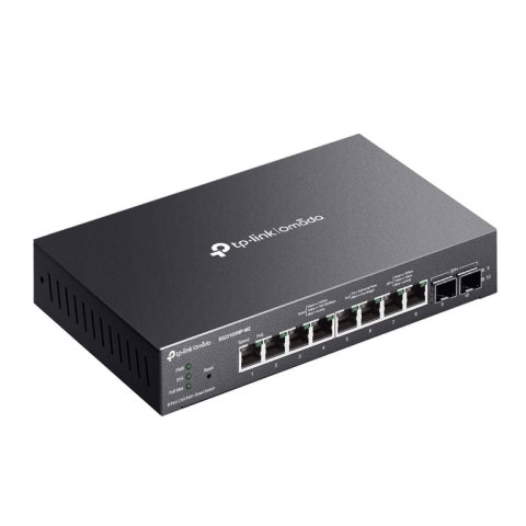 TP-Link Omada SG2210XMP-M2 łącza sieciowe Zarządzany L2/L2+ 2.5G Ethernet (100/1000/2500) Obsługa PoE Montaż na biurku/ścianie C TP-Link