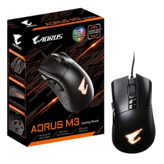 GIGABYTE AORUS M3 myszka Gaming Po prawej stronie USB Typu-A Optyczny 6400 DPI GIGABYTE