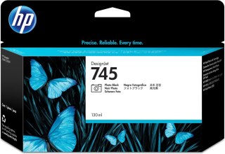 HP 745 130-ml DesignJet Photo Black Ink Cartridge HP