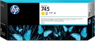 HP 745 300-ml DesignJet Yellow Ink Cartridge HP