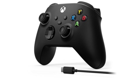 Microsoft Xbox Wireless Controller + USB-C Cable Czarny Gamepad Analogowa/Cyfrowa PC, Xbox One, Xbox One S, Xbox One X, Xbox Ser Microsoft