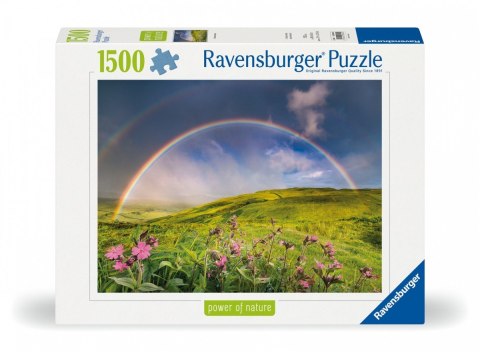 Ravensburger Polska Puzzle 1500 elementów Tęcza nad łąka