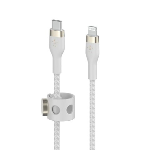 Belkin CAA011BT1MWH kabel USB 1 m USB C USB C/Lightning Biały Belkin