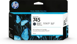 HP 745 130-ml DesignJet Matte Black Ink Cartridge HP