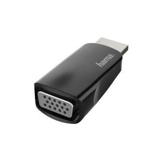 Hama 00200344 zmieniacz płci / kabli HDMI VGA Czarny Hama