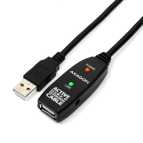 Axagon ADR-205 kabel USB 5 m USB 2.0 USB A Czarny Axagon