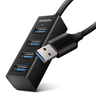 Axagon HUE-M1A huby i koncentratory USB 3.2 Gen 1 (3.1 Gen 1) Type-A 5000 Mbit/s Czarny Axagon