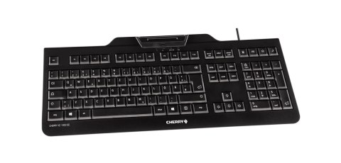 CHERRY KC 1000 SC klawiatura USB QWERTY Hiszpański Czarny CHERRY