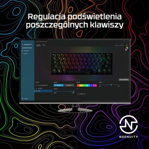 HyperX Klawiatura gamingowa 60 Alloy Origins AQUA HP