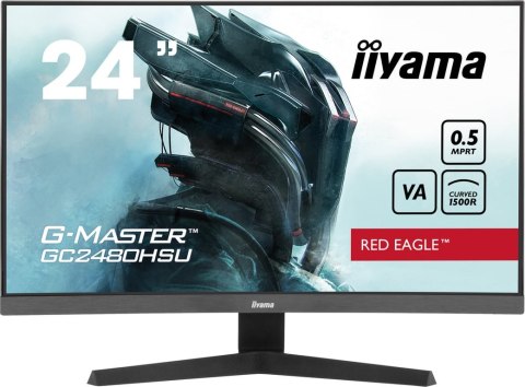 Iiyama G-MASTER GC2480HSU-B1 monitor komputerowy 61 cm (24") 1920 x 1080 px Full HD LED Czarny Iiyama