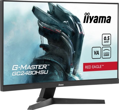 Iiyama G-MASTER GC2480HSU-B1 monitor komputerowy 61 cm (24") 1920 x 1080 px Full HD LED Czarny Iiyama