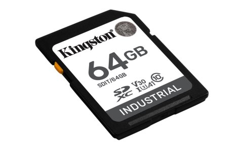 Kingston Technology Industrial 64 GB SDHC UHS-I Klasa 10 Kingston Technology