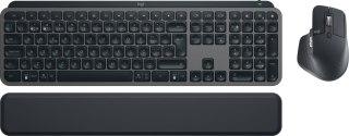 Logitech MX Keys S Combo klawiatura Dołączona myszka Biuro RF Wireless + Bluetooth Portugalski Grafitowy Logitech