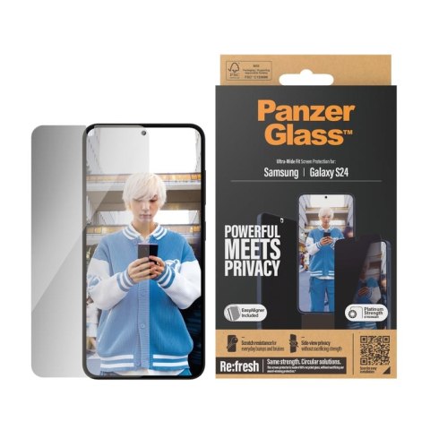 PanzerGlass Ultra Wide Fit Privacy Przezroczysta ochrona ekranu Samsung 1 szt. PanzerGlass