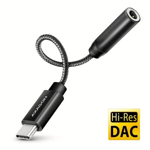 Axagon ADA-HC kabel audio 0,1 m 3.5mm USB Type-C Czarny Axagon