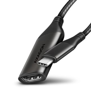 Axagon RVC-HI2M adapter kablowy 0,25 m USB Type-C HDMI Czarny Axagon