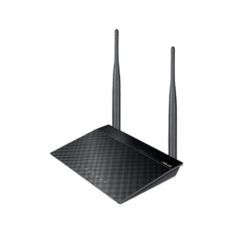 ASUS RT-N12E C1 N300 router bezprzewodowy Fast Ethernet Jedna częstotliwości (2,4 GHz) Czarny, Metaliczny ASUS