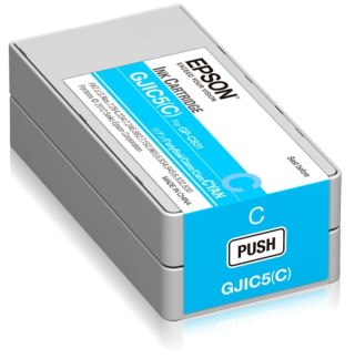 Epson GJIC5(C): Ink cartridge for ColorWorks C831 (Cyan) (MOQ=10) Epson